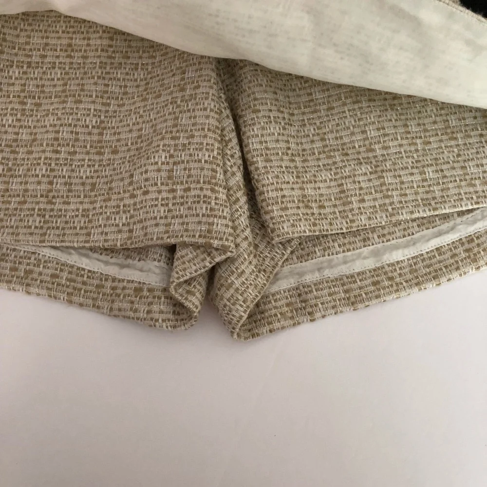 Anthropologie Elevenses Tweed Patchwork Skort 249 - Picture 4 of 8